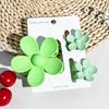 Frangipani Hairpin Beach Vacation Style Bauhinia Flower Updo Shark Hairpin Set