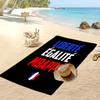 France National Football Team Printed Beach Towel Quick Dry Soft TowelPortable Large Rectangular Beach Blanket for Travel Swimming Pool