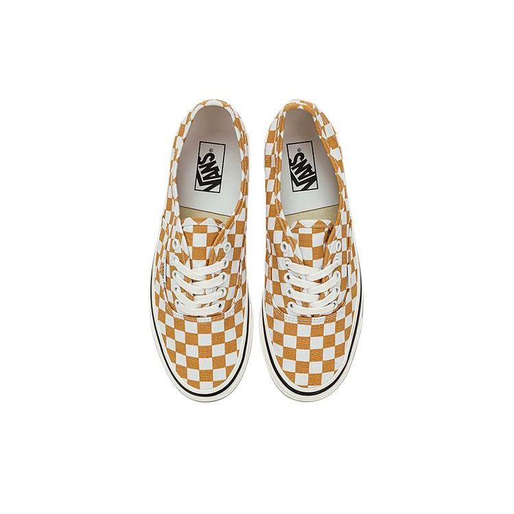 Vans Authentic 44 DX Damier - Jaune Miel Baskets Unisexe VN0A7Q5CBLS