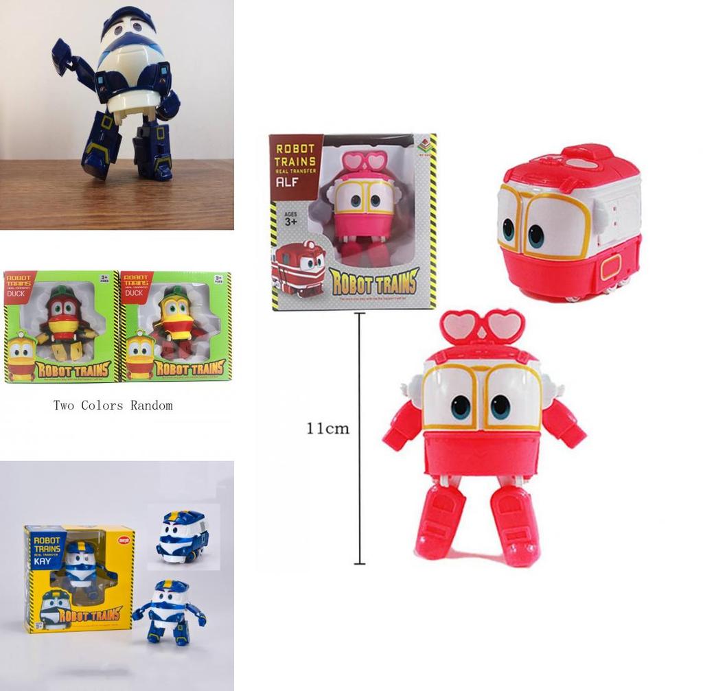 Robot Trains Rt Kay Transformujący Pociąg Figurka Koreańska Animacja Zabawka Dla Dzieci