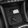 Small Item Storage for Car Console, Flexible Rubber Lower Tray with Two Section Design, Simple Placement, and Cleaner Access During Drives