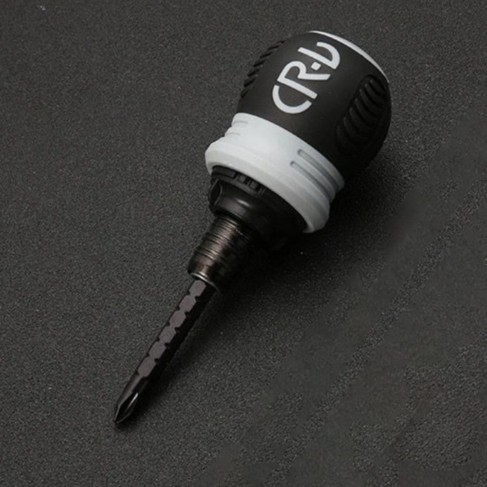 Dual Screwdriver 2 In1 Telescopic Screwdriver Manual Ratcheting Phillips Slotted for Labor-Saving Screwdriver Hand Tool 3Color