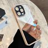 Advanced Metal Lens for Iphone16 for 14promax for Apple Phone Case 13 Simple 11 Anti-fall 12 Transparent