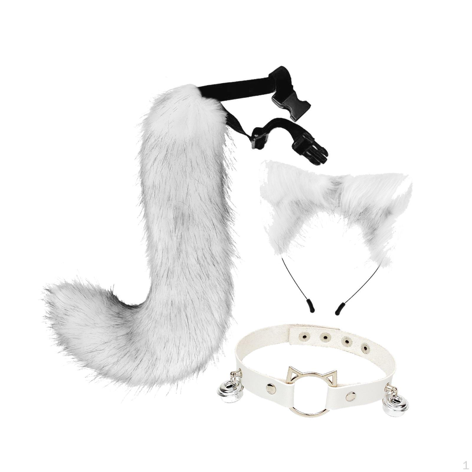 

Очаровательный комплект костюмов животных с ушками, воротником и хвостом для тематических вечеринок и праздничных торжеств