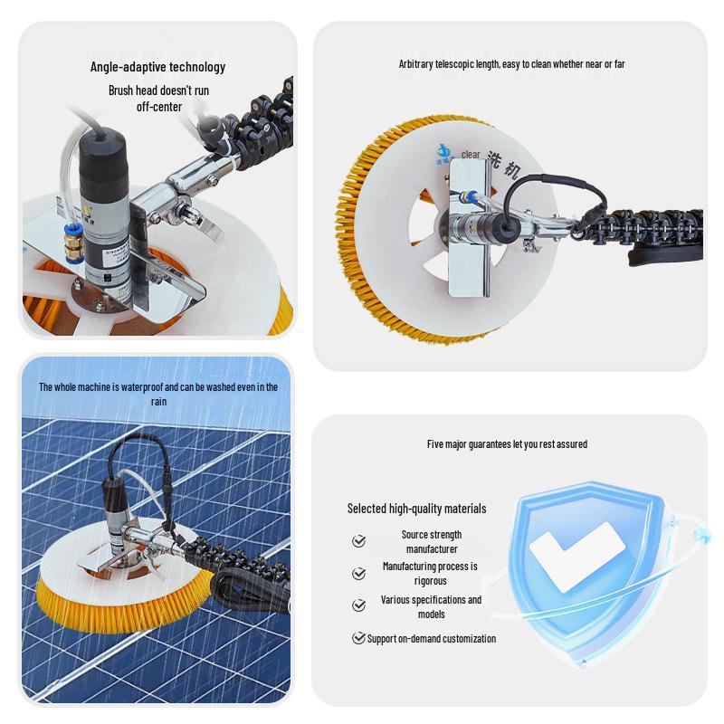 Handheld Telescopic Solar Panel Cleaning Brush