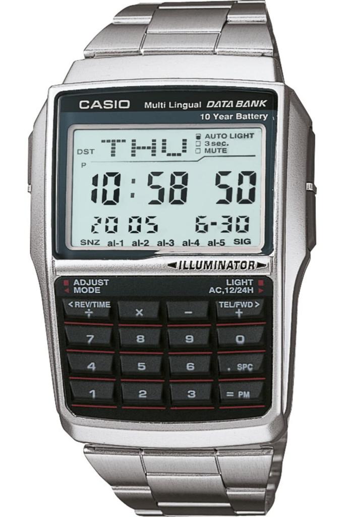 Casio Watch Data Bank Silver DBC32D-1A [Reimported]