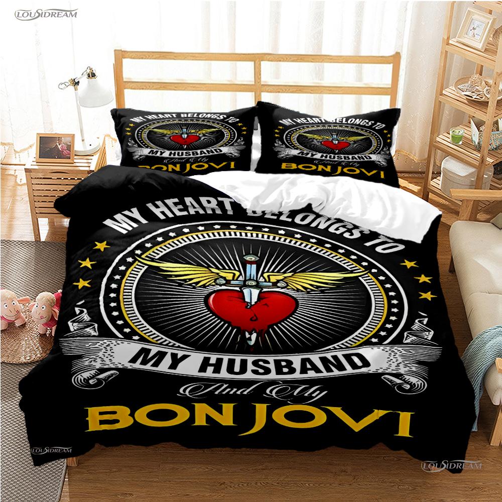 Casal Rock Band All Season Duvet Cover Comforter Bedding Sets Soft Quilt Cover and Pillowcases Boys Single/Double/Queen/King