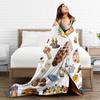 Happy Jewish Passover Blanket Quality Warm Soft Throw Blanket Spring Travel Bedroom Fashion Bedspread