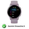 Protection compatible Garmin Vivoactive 5 - Coque rigide montre connectée étui transparent écran verre trempé Phonillico®