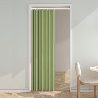 Karado Kobo Partition Length Width Accordion Tension Accordion Day and Night Shape Energy UV With With 1 Door Green Curtain, Insulated, Noren, 180cm,