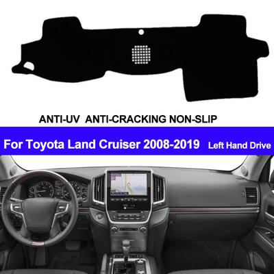 TAIJS Armaturenbrettabdeckung für Toyota Land Cruiser J200 2008 2009 2010 2011 2012 - 2014 2015 2016 2017 2018 2019 Teppich Dashmat