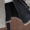 Suéter con capucha Otoño Invierno Espesar Manga Larga Cordón Forro de Felpa Longitud Media Chaqueta de Punto Ropa de Calle
