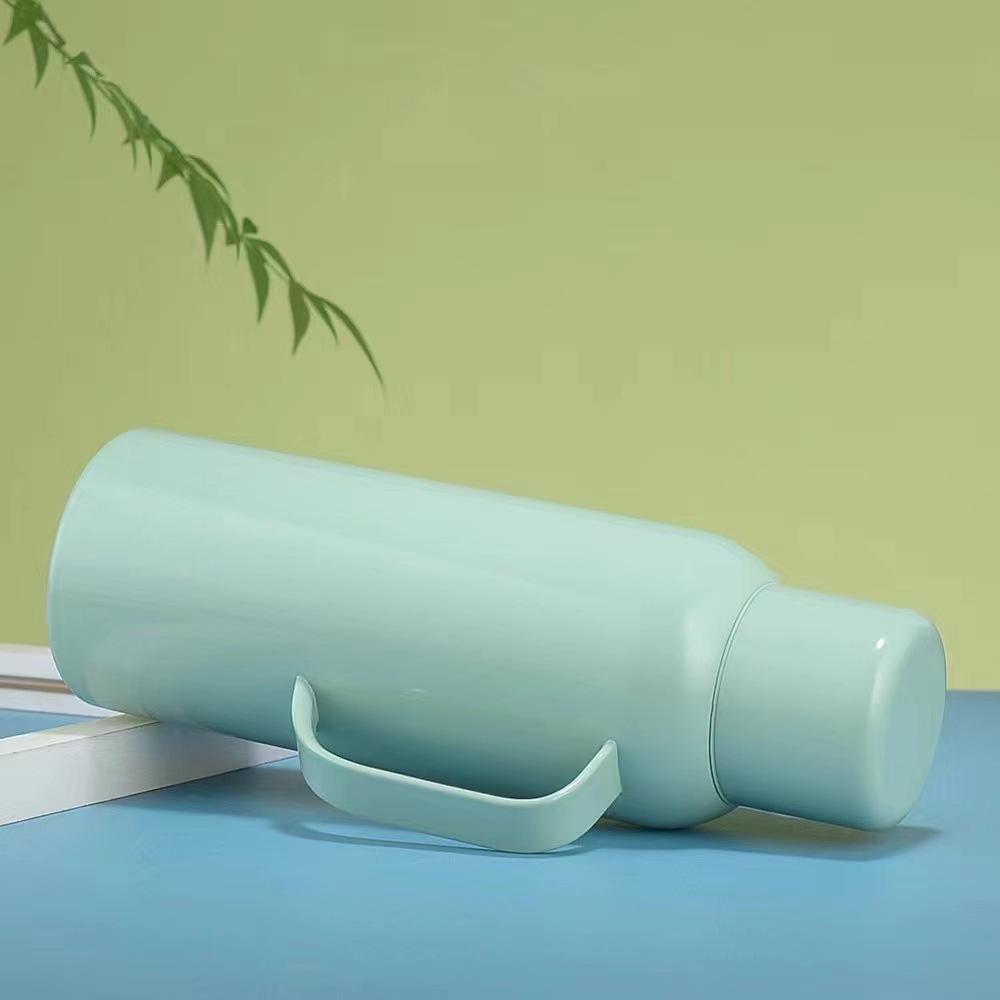 

Новая вакуумная чашка из нержавеющей стали 304, портативный двухслойный термопот большой емкости, интеллектуальный дисплей температуры с ручкой, тушеный чайник 850ml красный