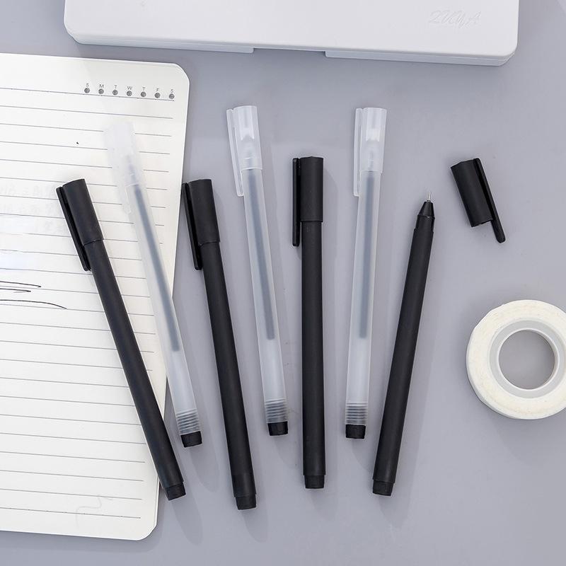 1 Piece Stationery Cute Simple Matte High Capacity Gel Pen