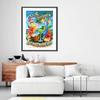 DIY Diamond Painting Seaside Resort Cross Stitch Kit Mosaic Art Diamond Painting Full Circle/Square Diamond Home Decoration