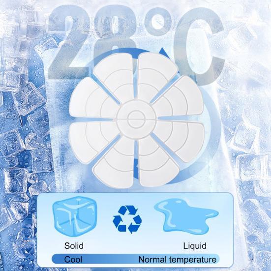 

Охлаждающий гель для шапки, пакет со льдом, летний велошлем для езды на велосипеде, вставка для шапки, многоразовая подкладка для снятия жара, мигрени, снятия стресса, охлаждающая подкладка для головы, подкладка для шапки