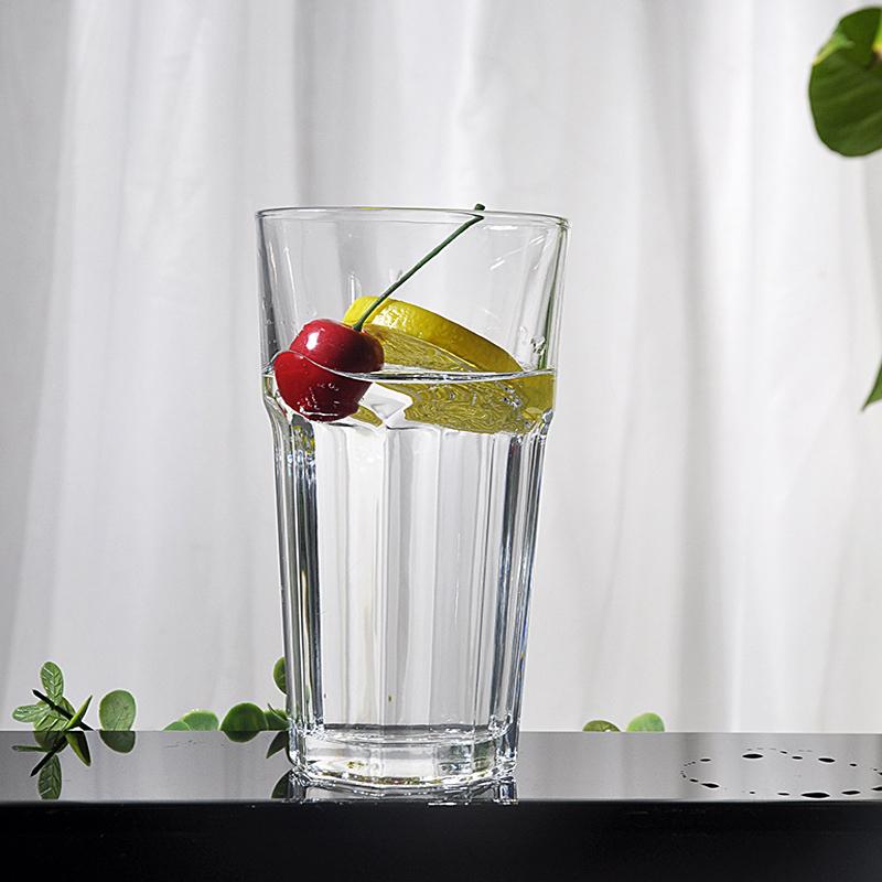 14oz 405ml Cocktail Glass Octagonal Beer Whiskey Glasses Household Liquor Cup Juice Milk Mugs European Style Drinking Utensils