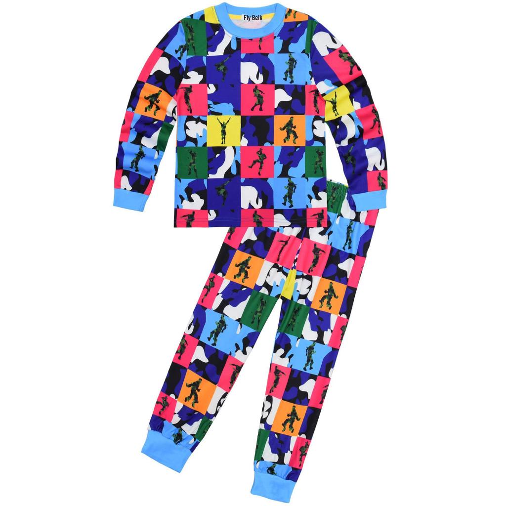 Children's Fortnite Print Long Sleeve Pajama Set