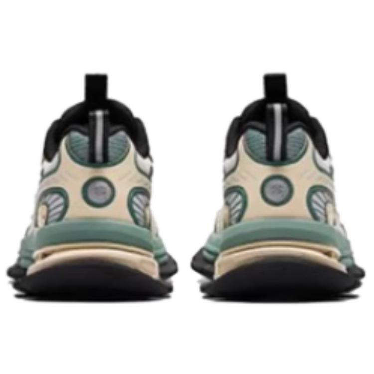 Anta Comfortable Simple Shock Absorbing Non-Slip Low-Top Casual Shoes Women Sneaker Yellow Green 122428805A-2