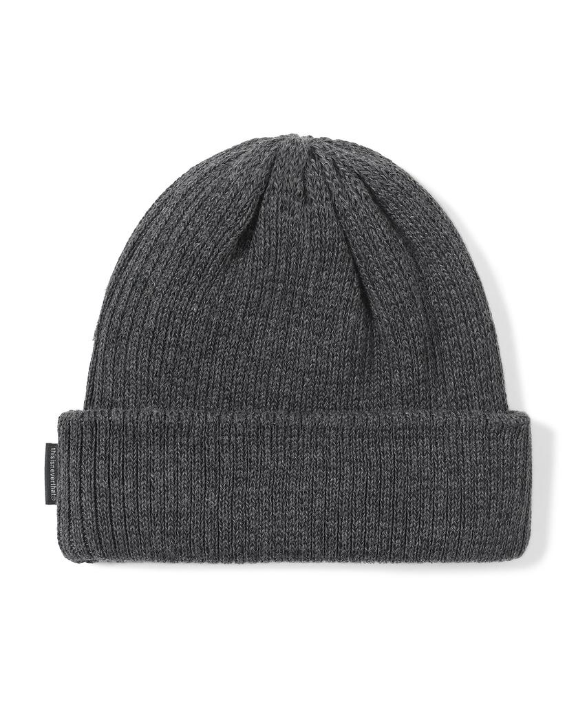 THISISNEVERTHAT T-Logo Short Beanie Heather Gray