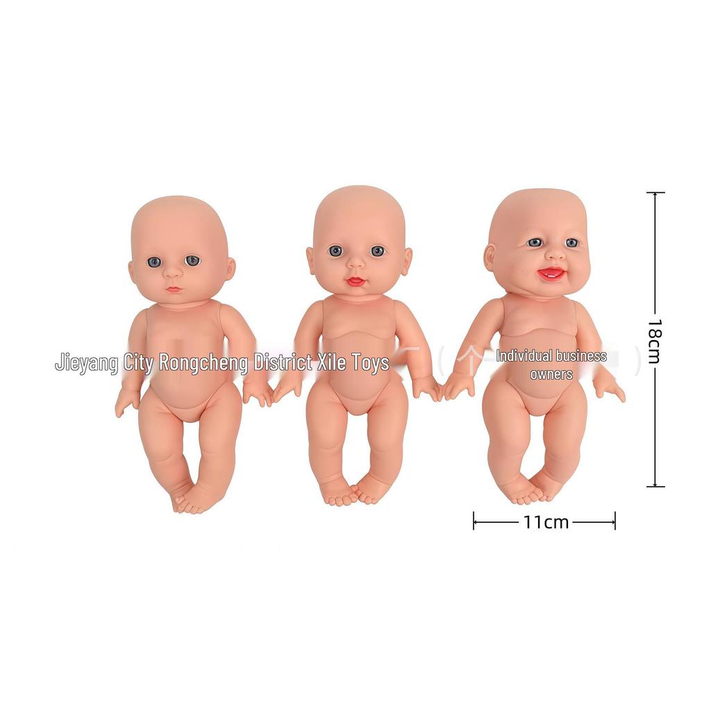 8-inch Reborn Simulation Vinyl Baby Doll Toy for Children's Birthdays