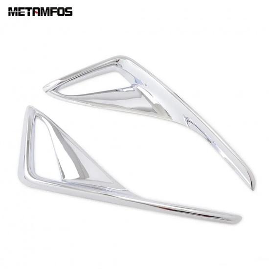 For Toyota CHR C-HR 2016 2017 2018 Carbon Fiber Rear Bumper Fog Light Lamp Cover Trim Protector Accessories Car Styling