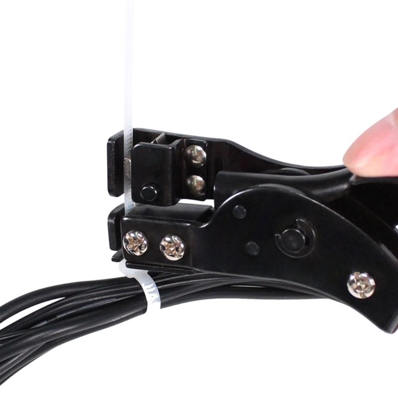 Professional Nylon Strap Tensioning Tool With Built In Cutter Ziptie Cutter And Tightener For Plastic Fasteners