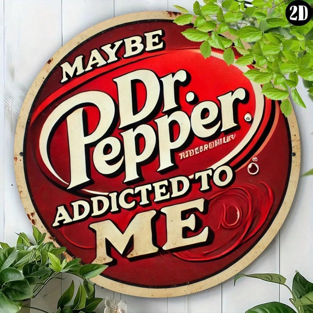 שלט מתכת וינטג' ד"ר פפר אמנות קיר קישוט רטרו למטבח בר מתנה