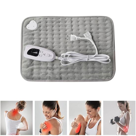 Electric Heating Pad with 6 Temperature Settings 4 Timer Modes Fast Heating Overheating Protection Auto Shut Off Heat Therapy Pad