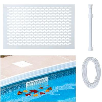 Skimmer Guard Kit Pool Skimmer Net Leaf Skimmer Catcher Shield Protective Spring Action Net System Leaf  Debris Prevent Blockage