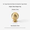 French Light Luxury Gold Brass Drawer Pull Handle