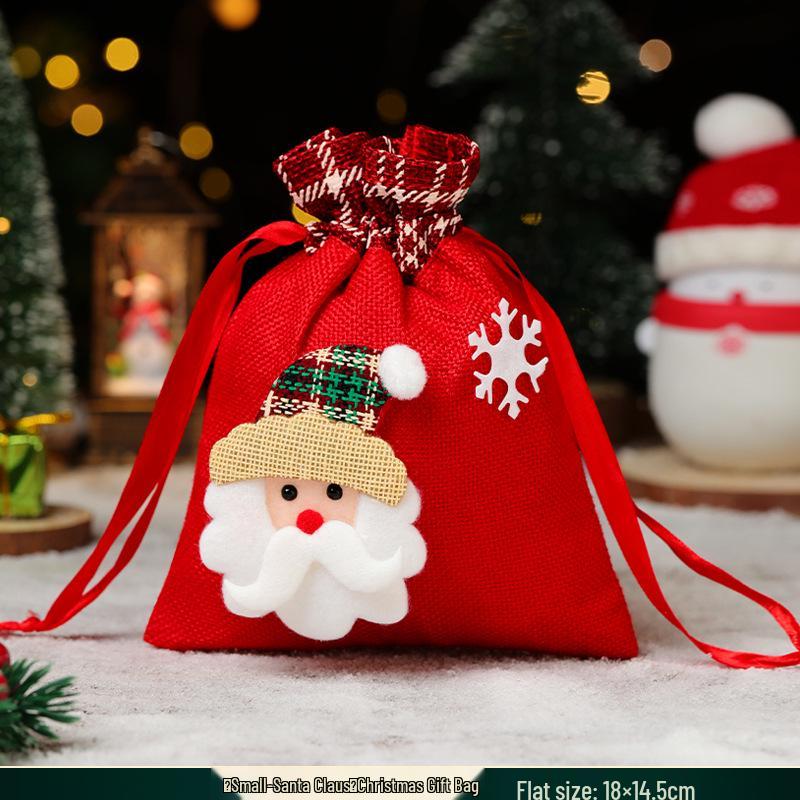 Christmas Eve Apple Gift Set: Peace Apple Candy Bag for Kids