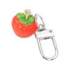 Portable Fruit Keychain Decoration Beautiful Handmade Persimmon Phone Pendant Keyring Charm for Fashion Individuals
