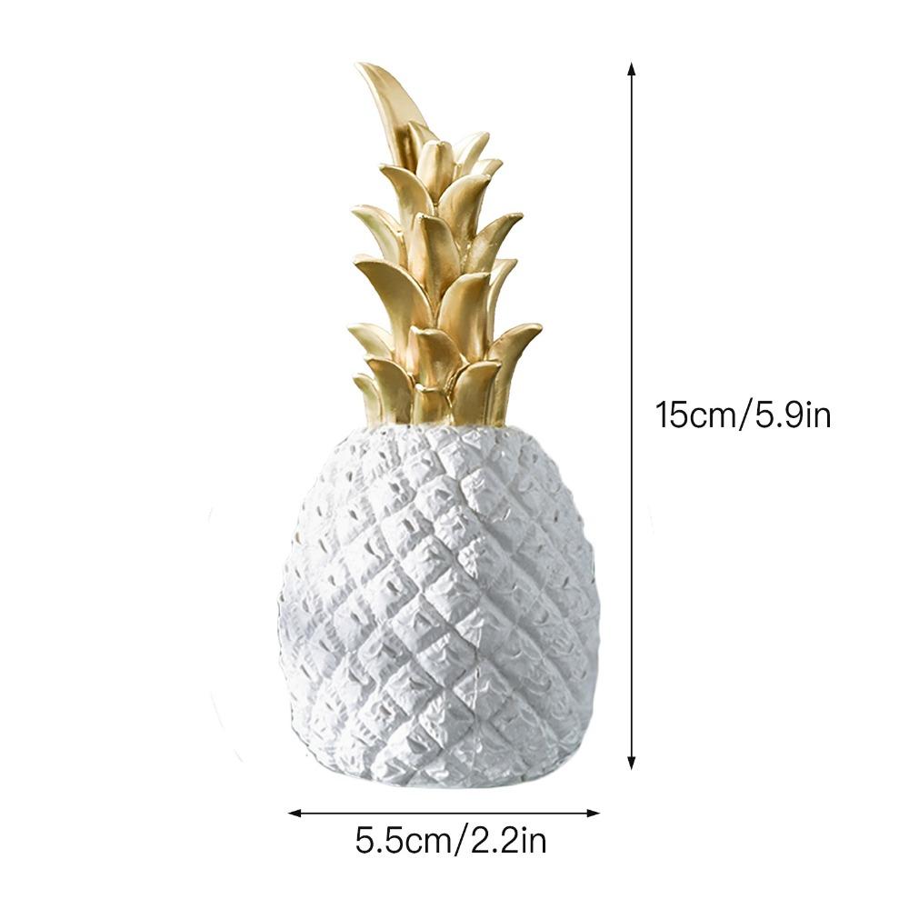 Embossed Texture Surface Resin Pineapple Table Ornament Tv Stand Desktop Ornament
