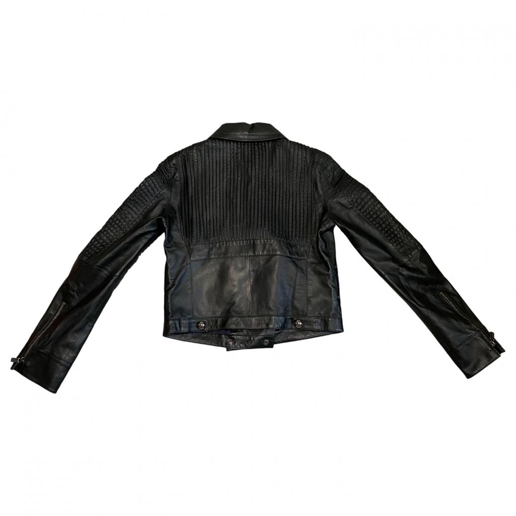 Używana kurtka CELINERiders czarna skóra Damska