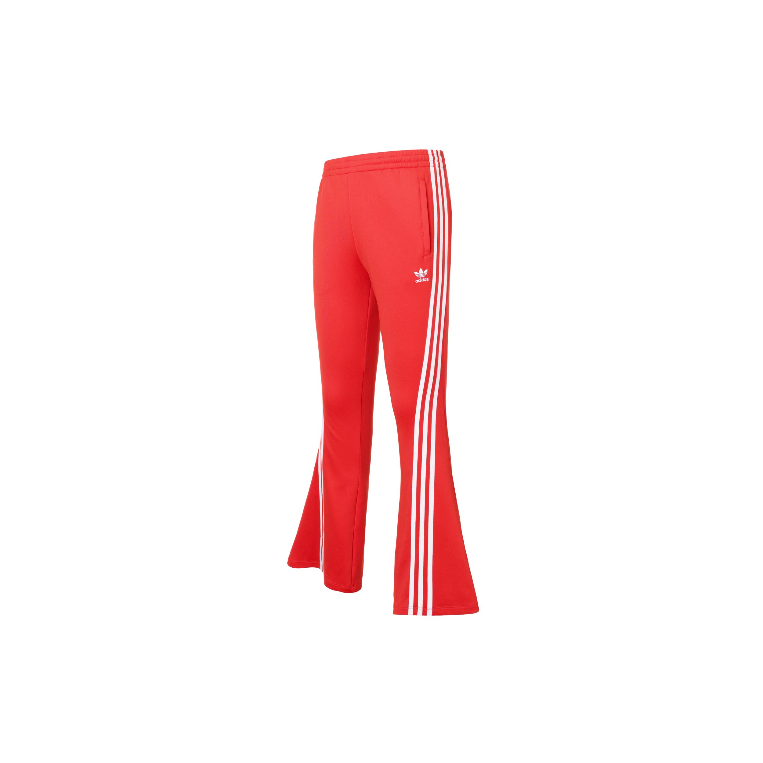 Adidas Originals Trefoil Flared Track Pants Casual Retro Bottoms Women IV9325 XXS