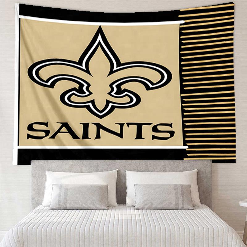 Who Dat Nation Football Quick-Dry Tapestry Hanging for Bedroom,Livingroom, Playroom,Decor Art Room Wall Tapestry Holiday and Birthday Gifts