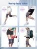 Breathable Open-Patella Knee Brace with Silicone Spring Meniscus Support