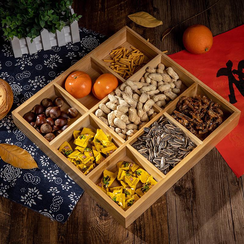 Ruhan Divided Dried Fruit Tray with Lid