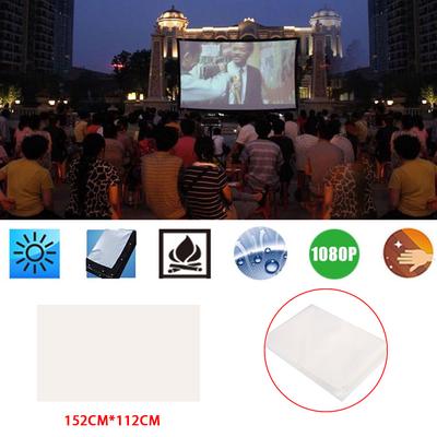 HD Projection Screen Projector Curtain Lobbies Courtyard Home Cinema Weddings