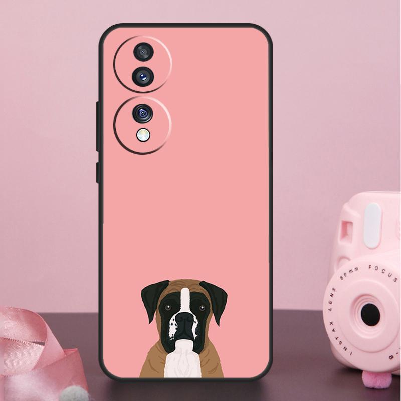 Boxer Dog Case For Honor 400 Pro 200 50 70 90 X9a X9b X9c X9d X8a X8b X8c Magic 7 Lite 5 6 8 Pro Cover