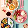 Compartment Design Portion Plate Weight Management Meal Planning Plate Divided Plate  Diet Planning