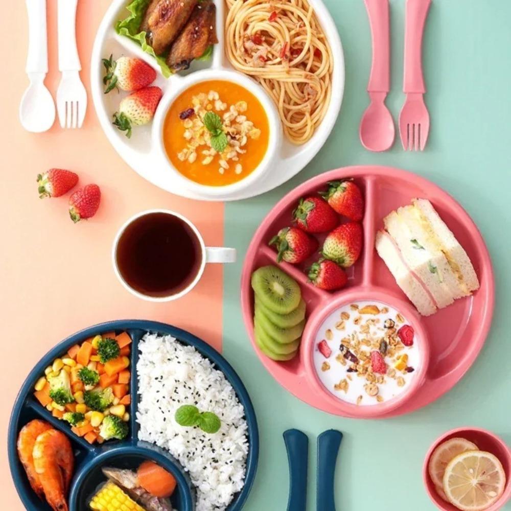 Compartment Design Portion Plate Weight Management Meal Planning Plate Divided Plate  Diet Planning