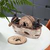Resin Rustic Coasters Heat Resistant Pan Holder Tabletop Protection Bear Coaster Set  Bar Desk