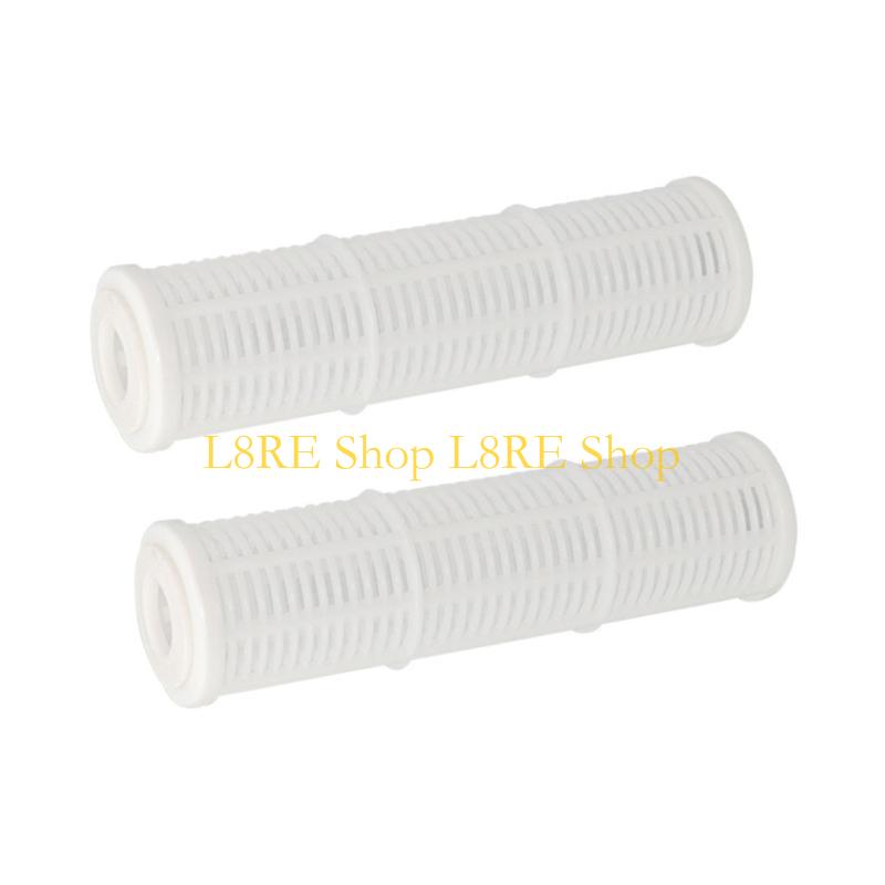 L8RE 2 Pack Household Filter 10" Water Filter Pre Filter Filter House Water Pipe Filter Nylon Plastic Material