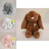 Plush Bunny Toy For Kids Soft Coral Fleece Gift For Children And Birthday Present