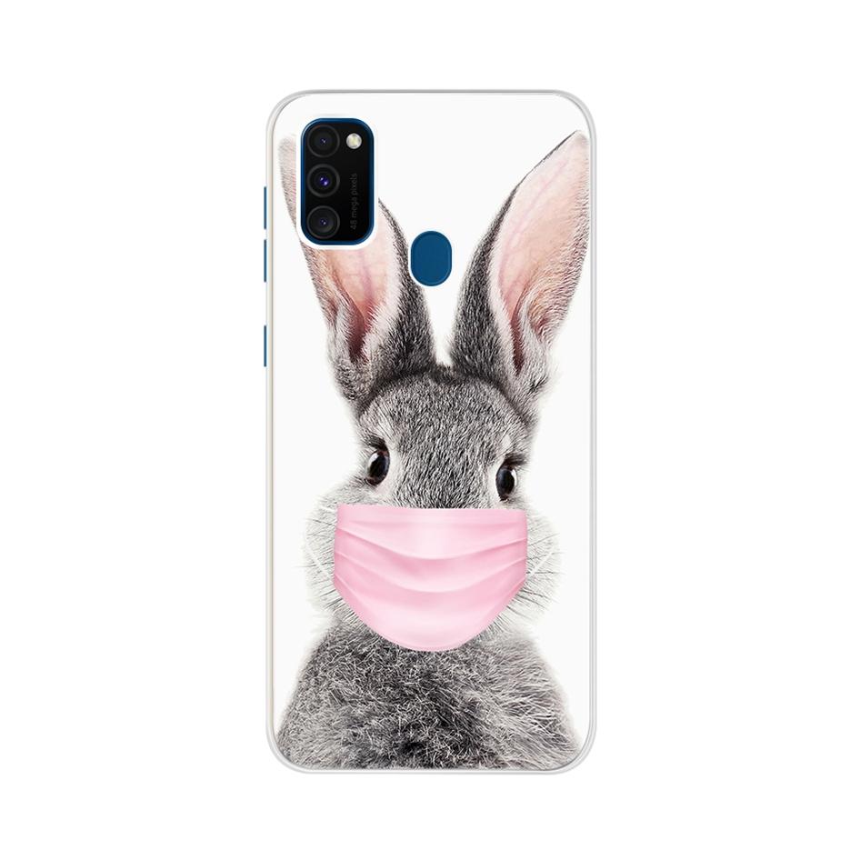 For Samsung Galaxy M21 Case Samsung M30s Soft Slim Cute Painted Phone Back Cover For Samsung M21 M 21 M215F Cases Bumper Fundas