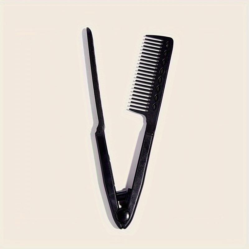 1pcs V-Shaped Hair Straightening Comb DIY Hairdressing Straightener Hairdressing Beauty Tools
