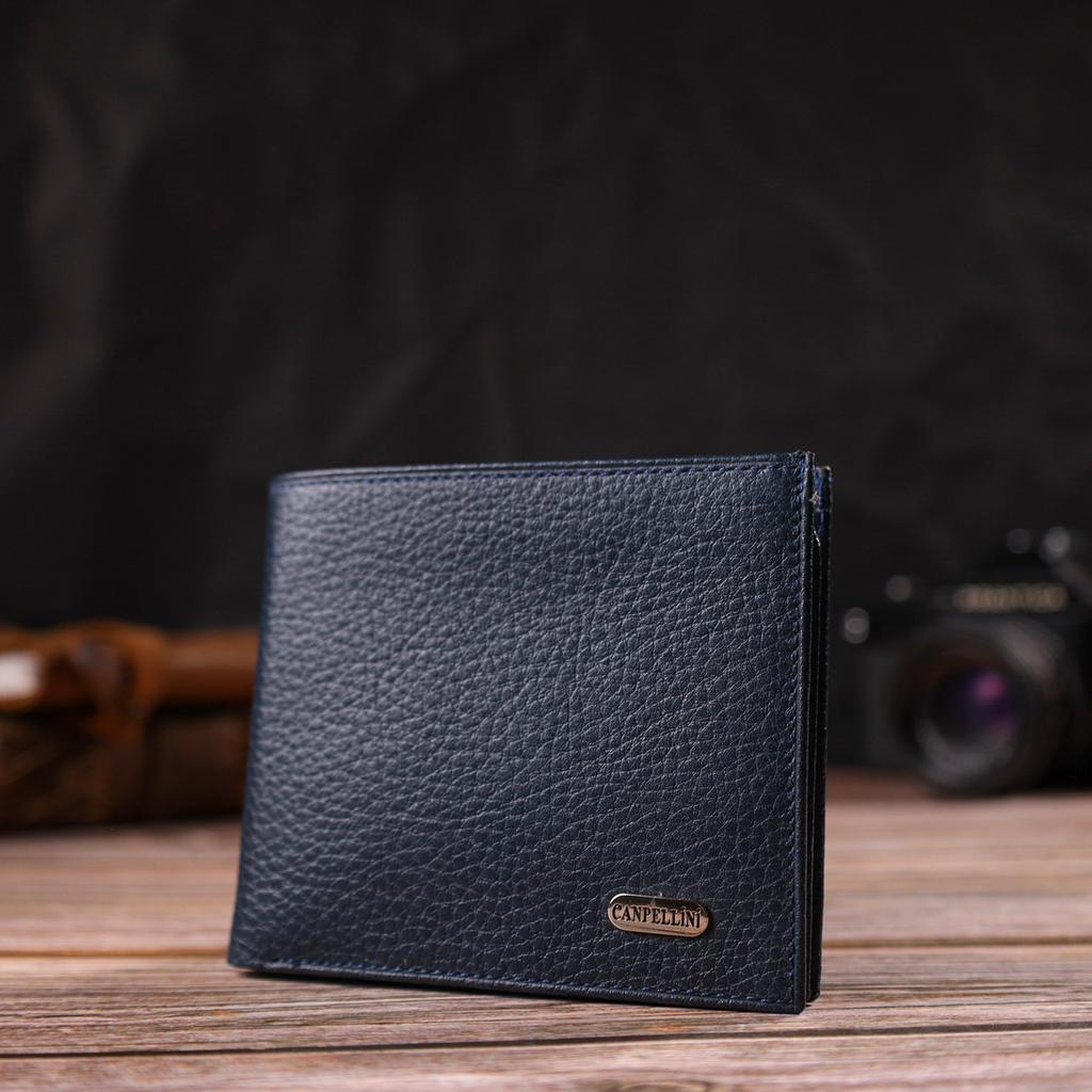 The Perfect Men's Wallet Made of Genuine Leather Flotar CANPELLINI 21787 Blue