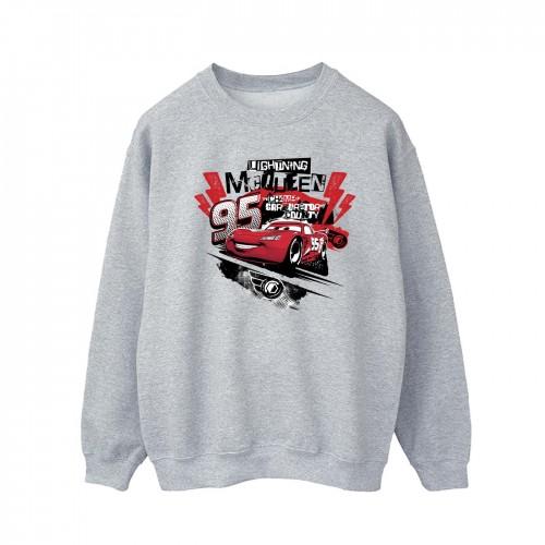 Disney Mens Cars Lightning McQueen Collage Sweatshirt